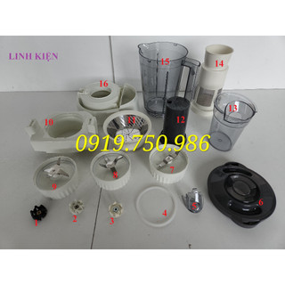 Linh kiện máy ép đa năng Philips Hr1811 hr1847 hàng chính hãng - vòi ép, vấu, ly bã...