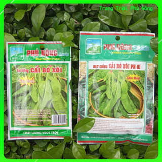 Hạt giống Cải Chân Vịt (Bó xôi) Phú Nông - Gói 20g -50g