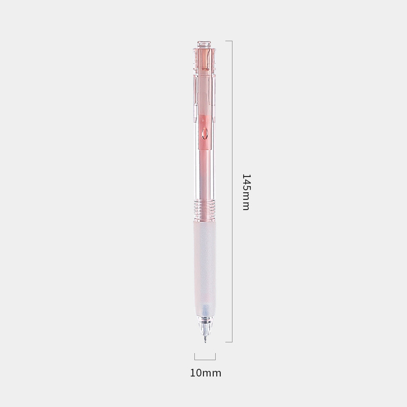 Bộ 6 bút mực gel ngòi 0.5mm trong suốt nhanh khô chất lượng cao