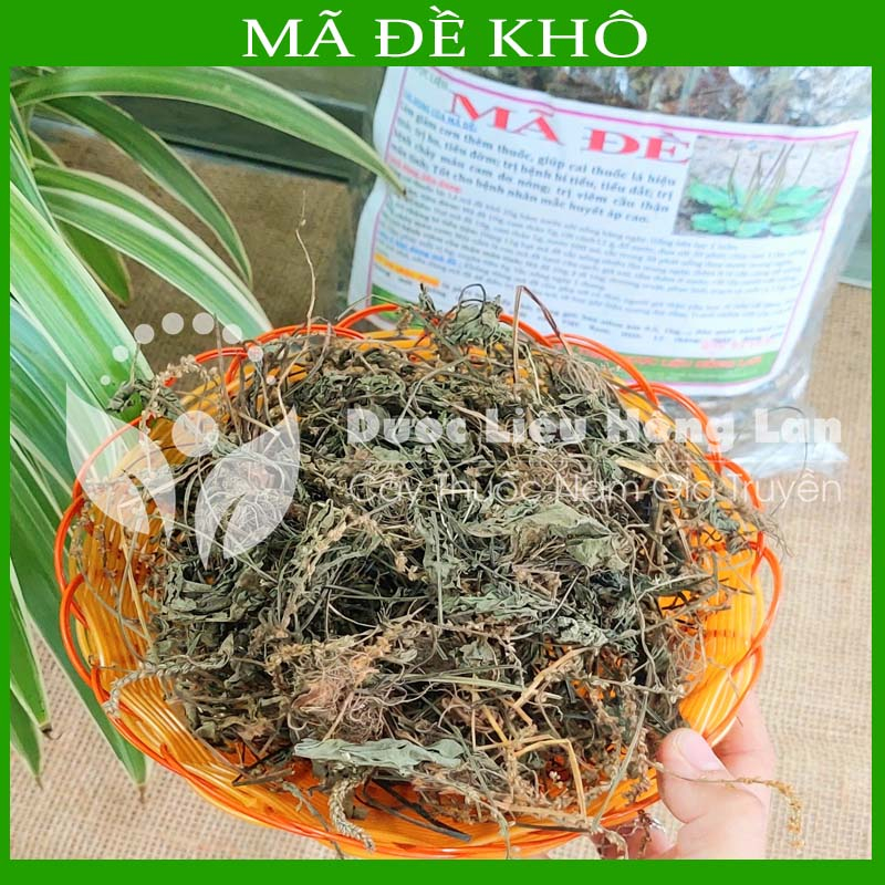 Thảo dược MÃ ĐỀ khô sạch đóng gói 500gram - congtyduoclieuhonglan