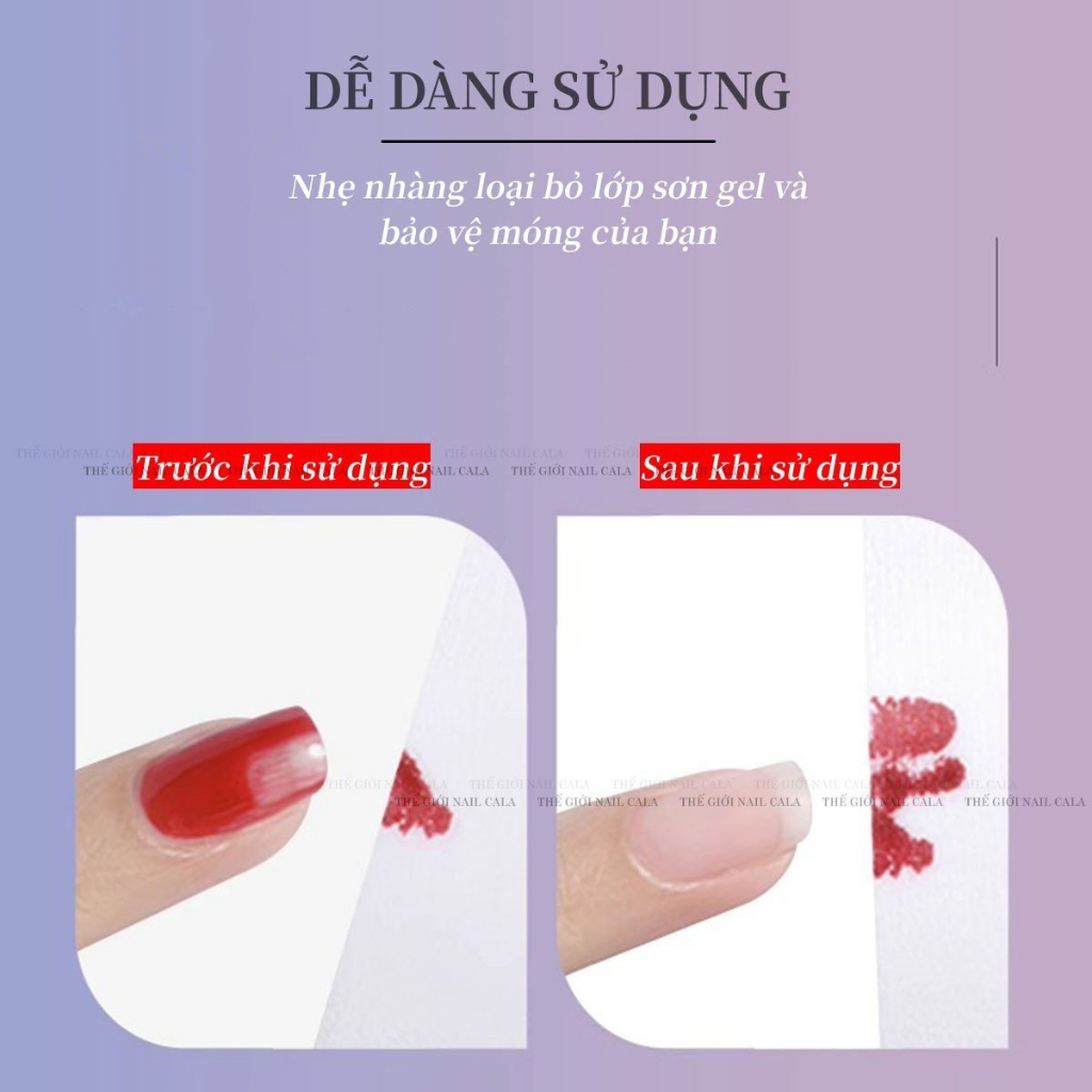 Giấy lau sơn gel móng tay - Mịn - Thấm hút tốt- giấy lau gel cứng - giấy lau gel không lông