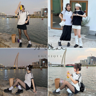 Áo thun nữ , áo baby tee ôm chữ B màu trắng màu đen chất thun dày dặn co giãn ôm body phong cách hàn quốc 98 wear