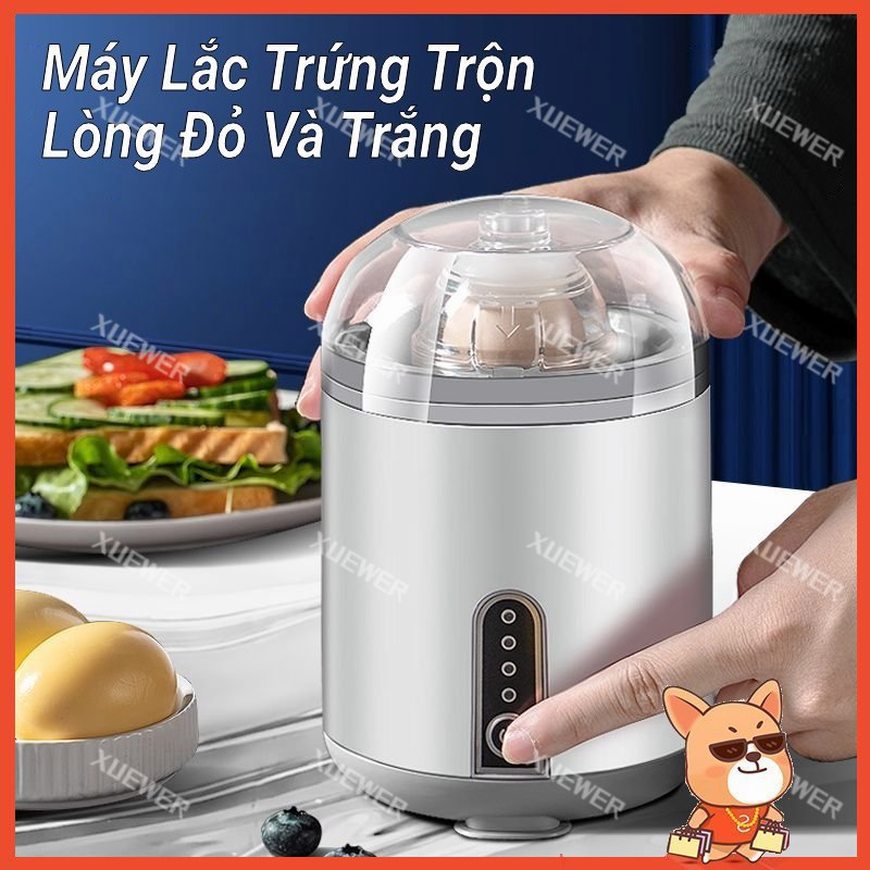 Máy Lắc Trứng Trộn Lòng Đỏ Và Trắng Máy Quay Trứng - Máy Trộn Đều Lòng Đỏ Lòng Trắng Trứng Tự Động