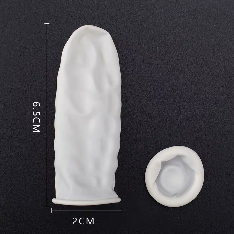 Set 300 bao ngón tay cao su làm nail và phun xăm thẩm mỹ chuyên dụng