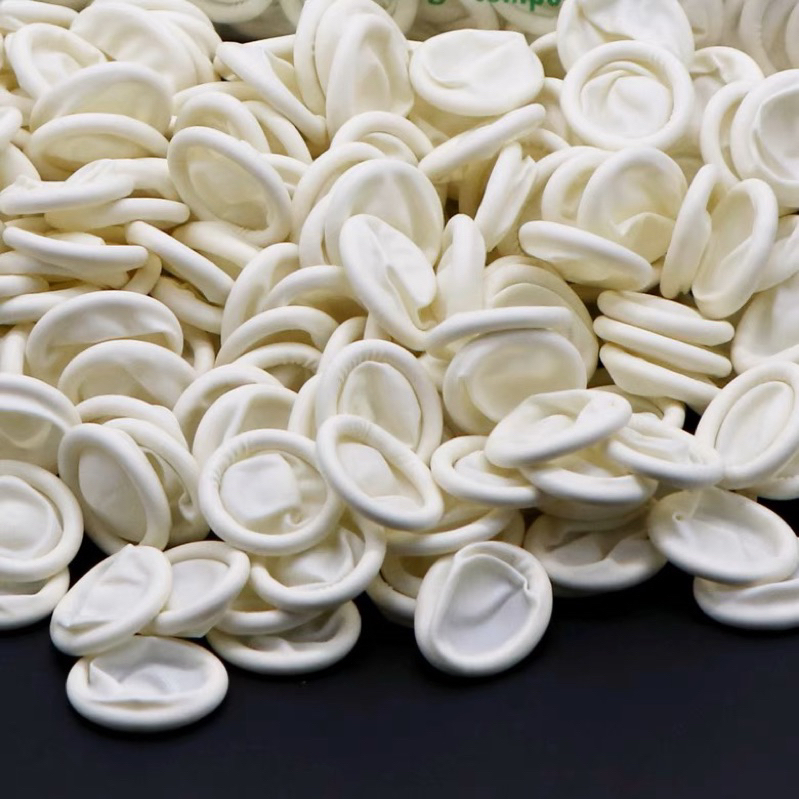 Set 300 bao ngón tay cao su làm nail và phun xăm thẩm mỹ chuyên dụng