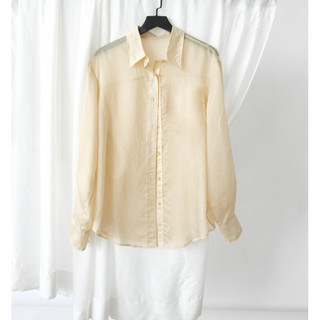 Áo sơ mi vải see through - aspirin sun see shirt