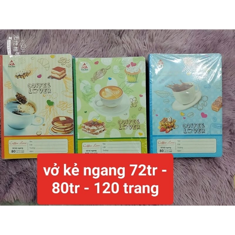 Vở kẻ ngang Coffee House 72 trang mã 044
