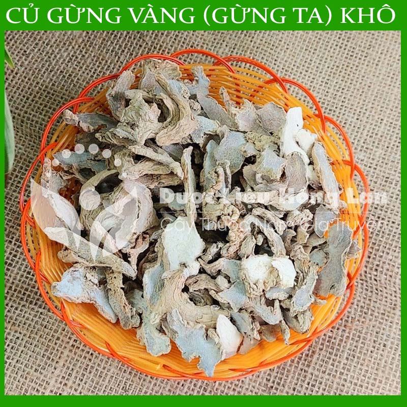 ✅ Củ Gừng Vàng  khô sắt lát nguyên chất 100%