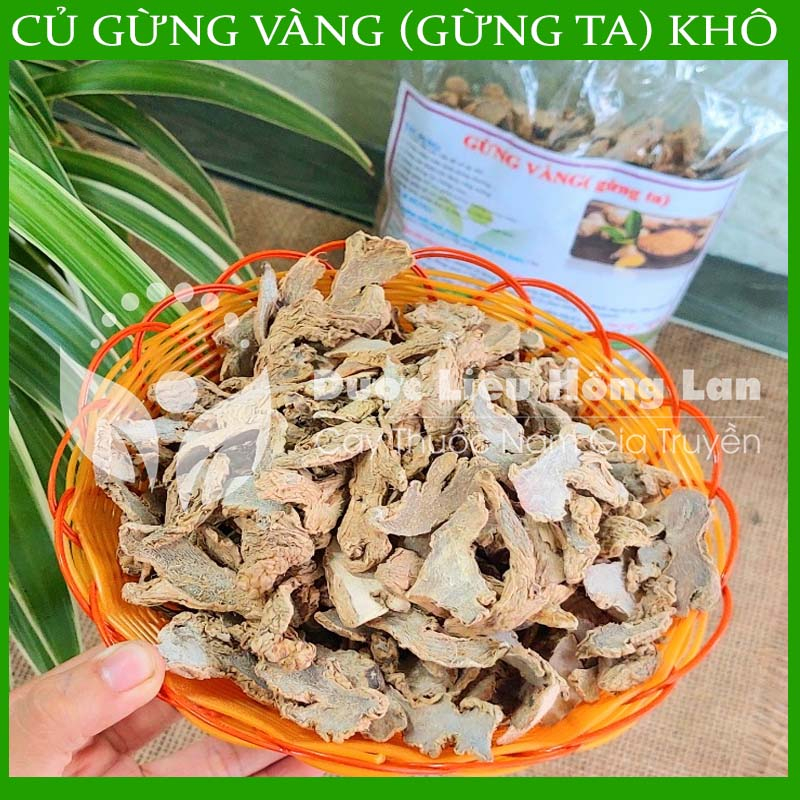 ✅ Củ Gừng Vàng  khô sắt lát nguyên chất 100%