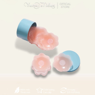 Miếng Dán Ngực Silicon, Dán Ti Hộp 10 Miếng Sử Dụng Nhiều Lần Shop YUNA