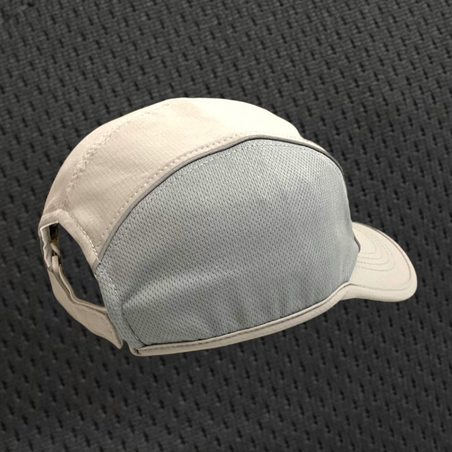 Mũ lưỡi trai Pu.ma màu xám - Nón kết 5panel vải dù phối nỉ cao cấp PM-001.