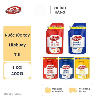 Nước Rửa Tay Lifebuoy Giúp Sạch Khuẩn, Bảo Vệ Khỏi 99.9% Vi Khuẩn Gây Bệnh (400G/1Kg)