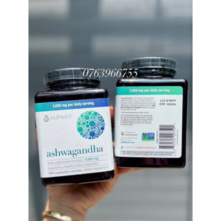 Nhân sâm Ấn Độ Youtheory Ashwagandha 1000mg 150 viên nội địa Mỹ