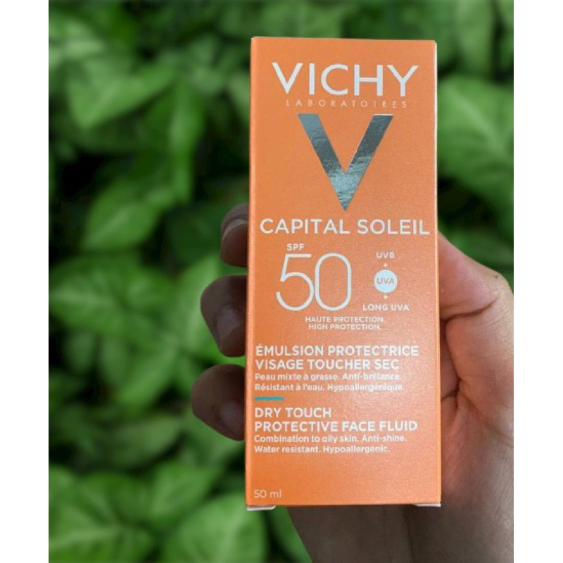 Kem chống nắng Vichy 50ml dành cho da dầu, da hỗn hợp mẫu mới 2023