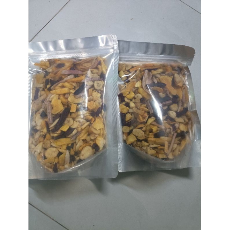 1ký trái cây sấy giòn thơm