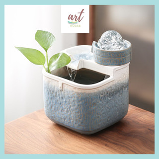 Thác nước phong thuỷ ngọc cối xoay - art house phong thủy