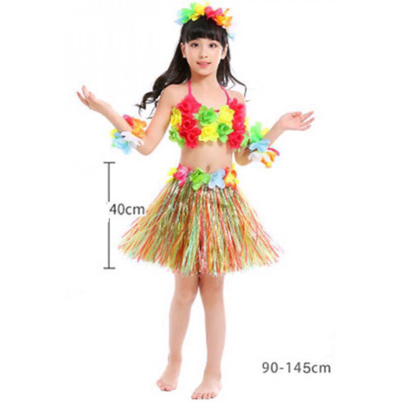 Trang phục Hawaii loại dày 5 món đi biển cho bé