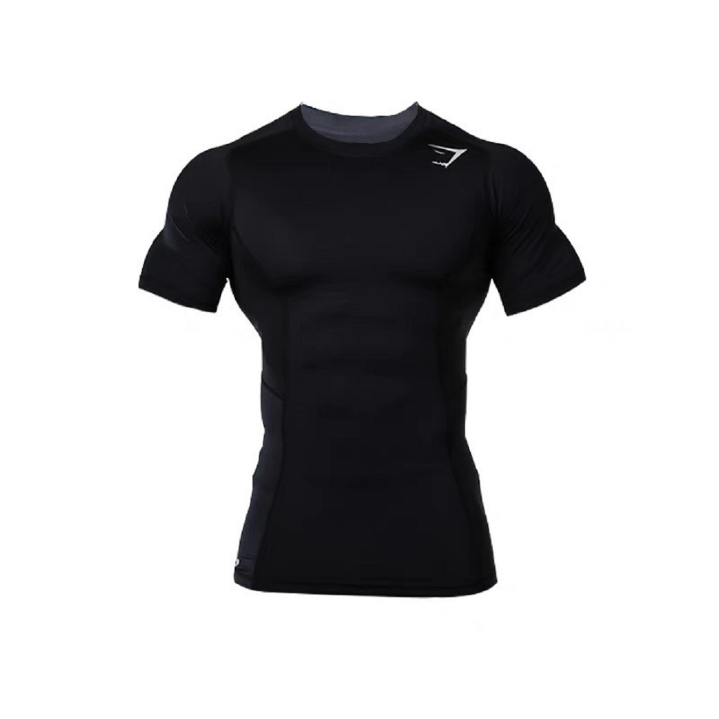 Áo thể thao tập gym nam cá mập GS chất vải cotton form body