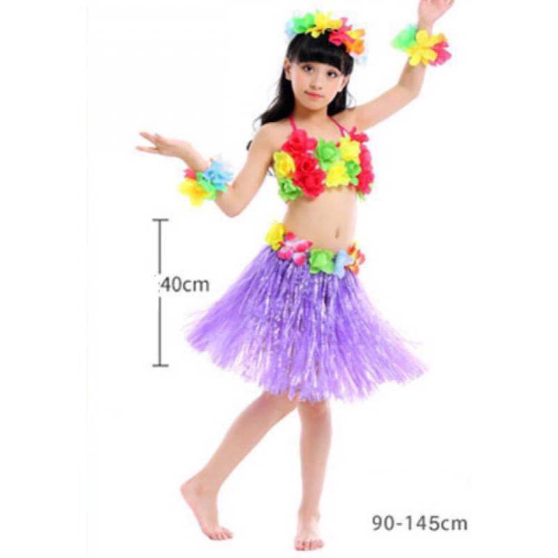 Trang phục Hawaii loại dày 5 món đi biển cho bé