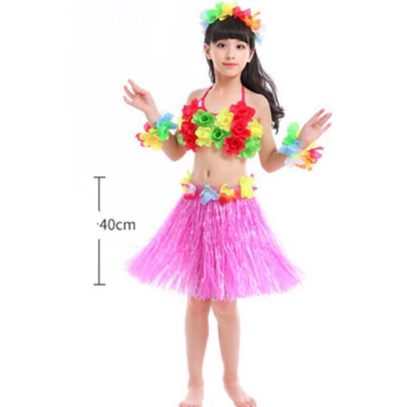 Trang phục Hawaii loại dày 5 món đi biển cho bé