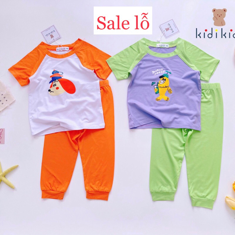 BỘ THUN LẠNH TAY NGẮN QUẦN DÀI CHO BÉ/ GÁI