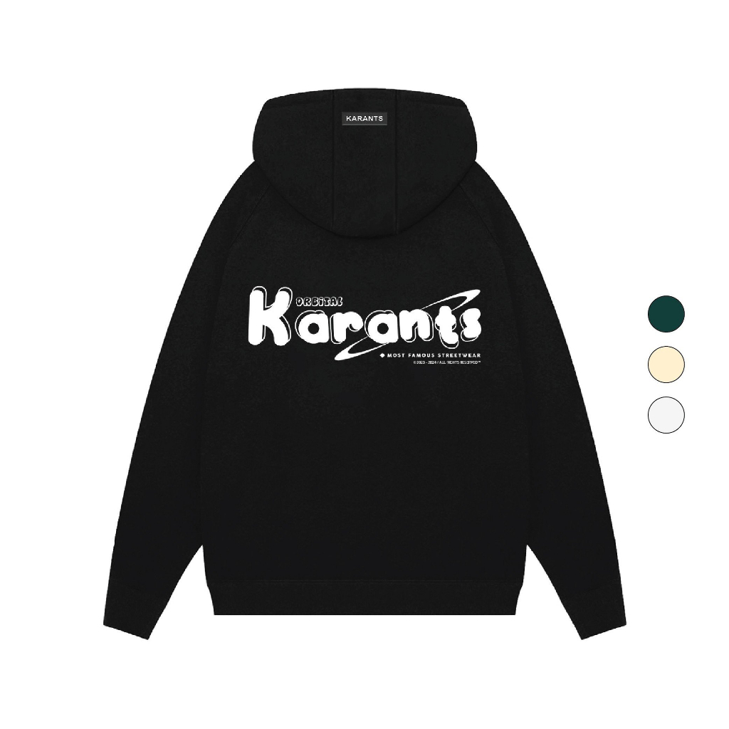 Áo Hoodie Zip Karants Local Brand Unisex Basic Kéo Khóa - HDZ01