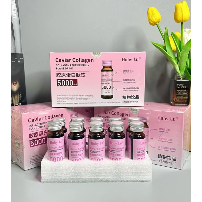 COLLAGEN TRỨNG CÁ TẰM CAVIAR HUHYLU 5000mg/1C