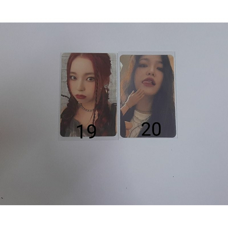 Card aespa, ive, red velvet, nmixx