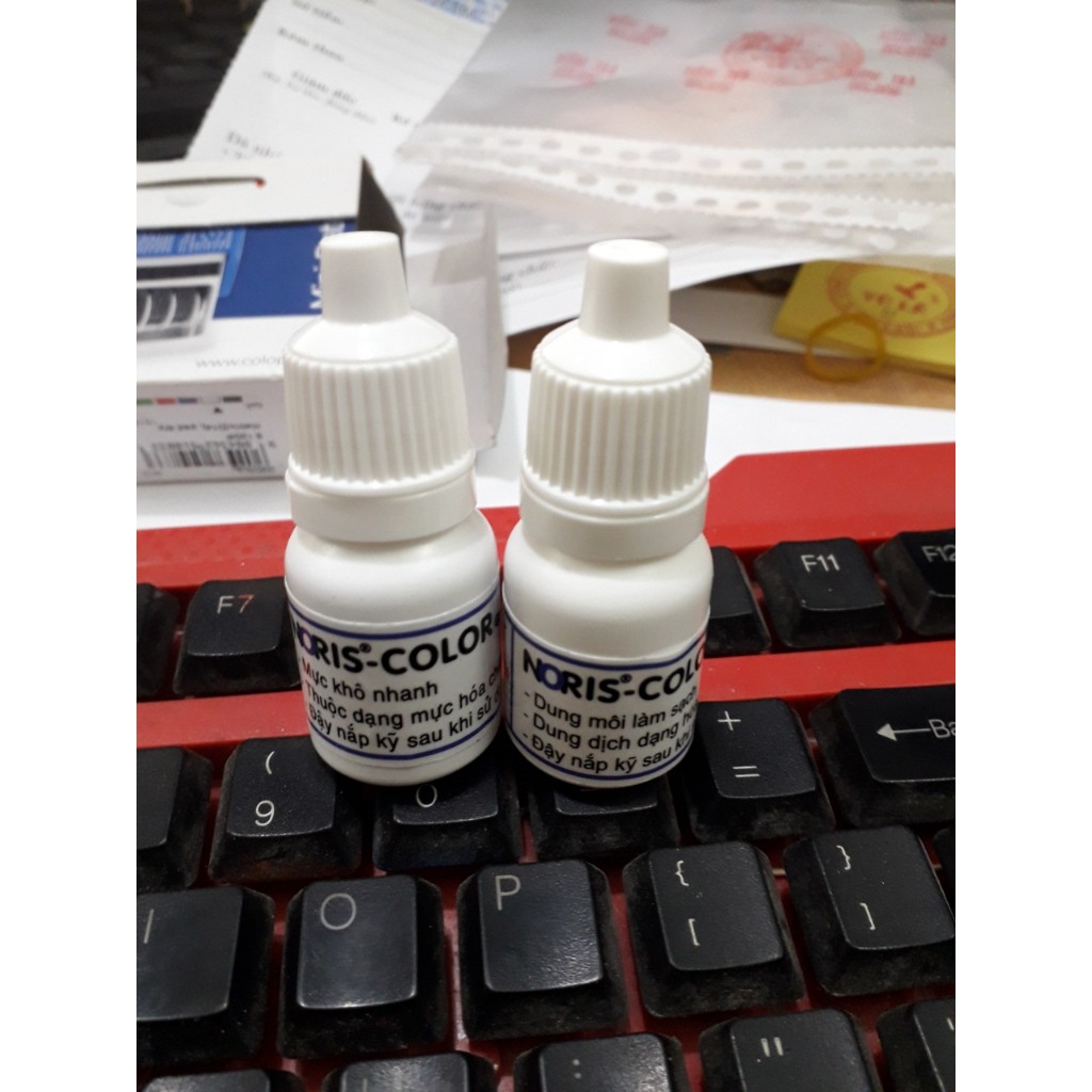 Mực dấu nhanh khô đóng trên mọi chất liệu - Mực Noris 10ml
