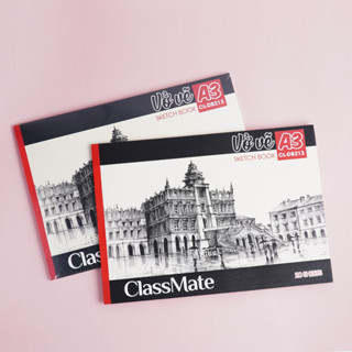 Sổ Vẽ A3 Sketchbook 20 Trang Giấy 120gsm Giấy Mịn, Có Thể Xé Được, Tập Vẽ Mỹ Thuật Chuyên Dụng DB213