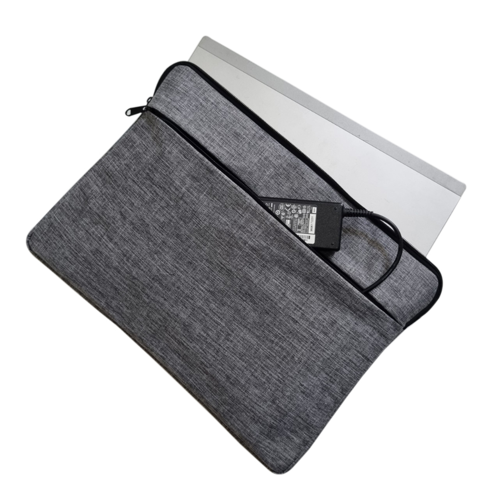 Túi chống sốc laptop TROY TCS01 chất liệu vải bố chống thấm có ngăn đựng sạc, chuột