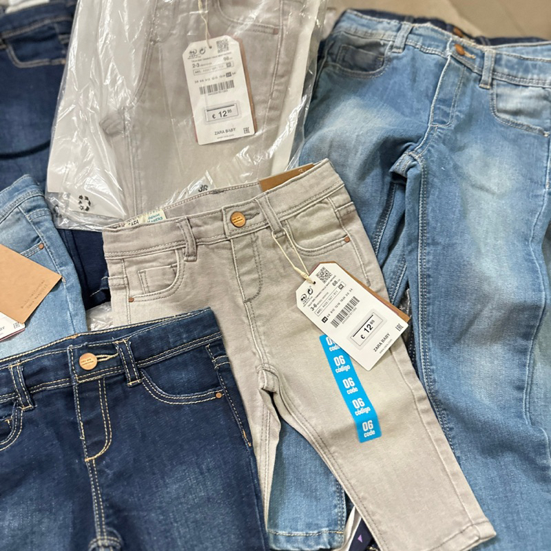 Quần jean Zara xuất xịn cho các bé 6m-4Tuoi