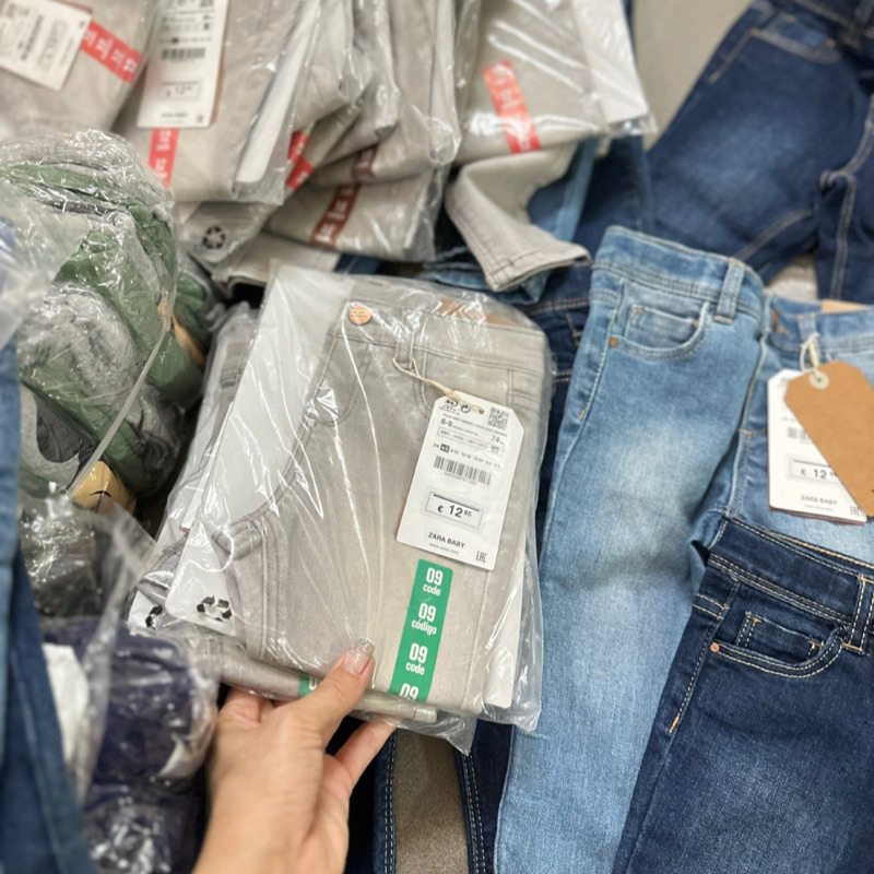 Quần jean Zara xuất xịn cho các bé 6m-4Tuoi