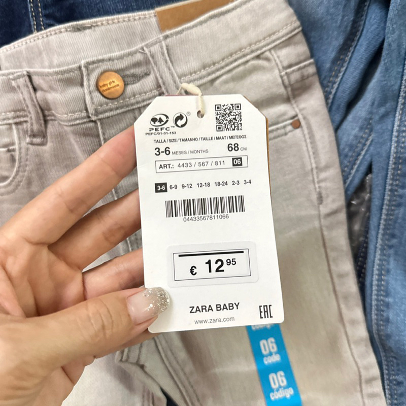 Quần jean Zara xuất xịn cho các bé 6m-4Tuoi