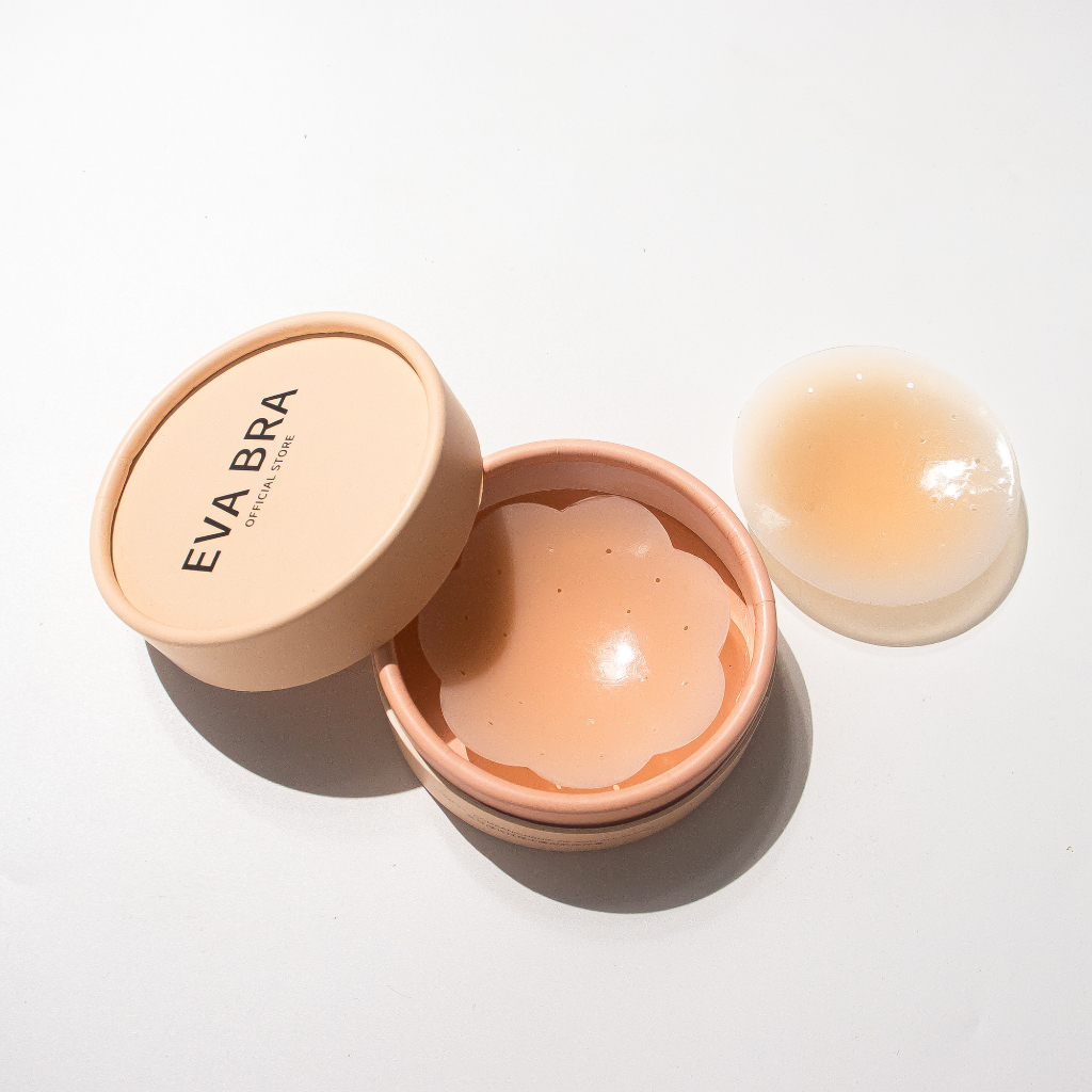 Miếng dán ngực silicon dán ti Hộp 3 cặp sử dụng nhiều lần - HeeS550