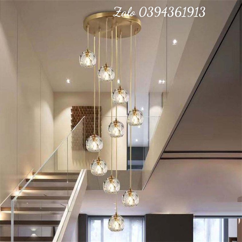 Đèn thả thông tầng phale, đèn tô điểm - khuyến mãi kèm theo bóng led HTK 032 ĐÔ THÀNH LIGHT
