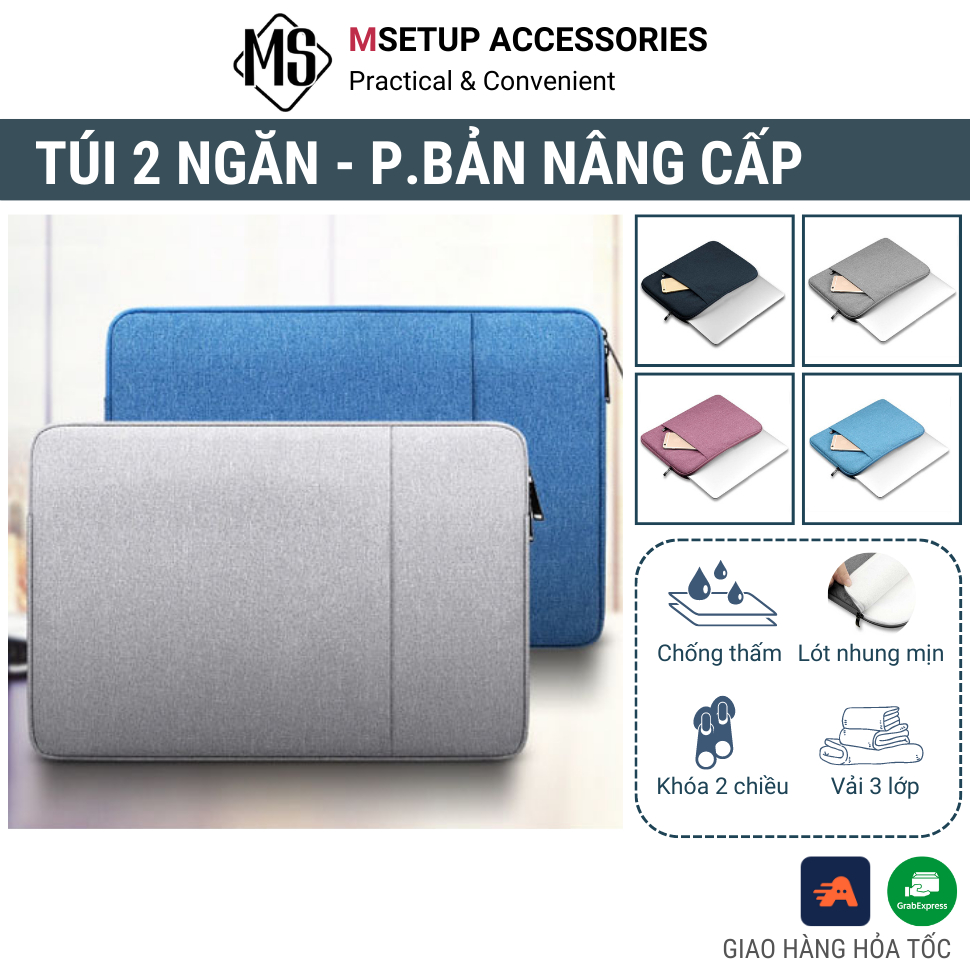 Túi Đựng Laptop Chống Sốc 2 Ngăn Full Size