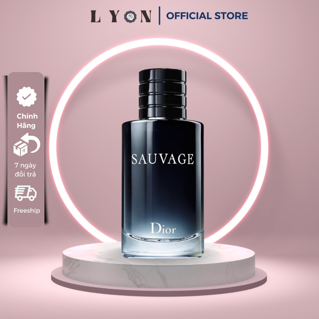 🌸𝓛𝓨𝓞𝓝🌸Nước hoa Nam Dior Sauvage EDT - Nước hoa nam thơm lâu (Chính Hãng)