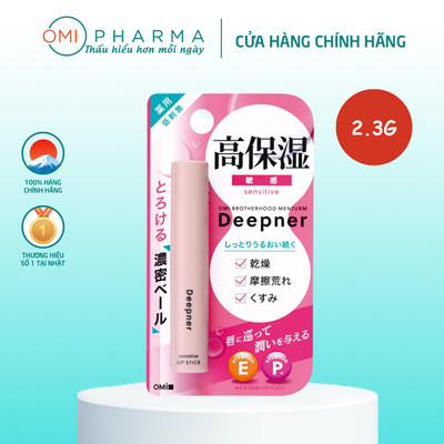 Son Dưỡng Dành Cho Môi Nhạy Cảm Omi Menturm Deepener Nhật Bản (2.3g/thỏi)
