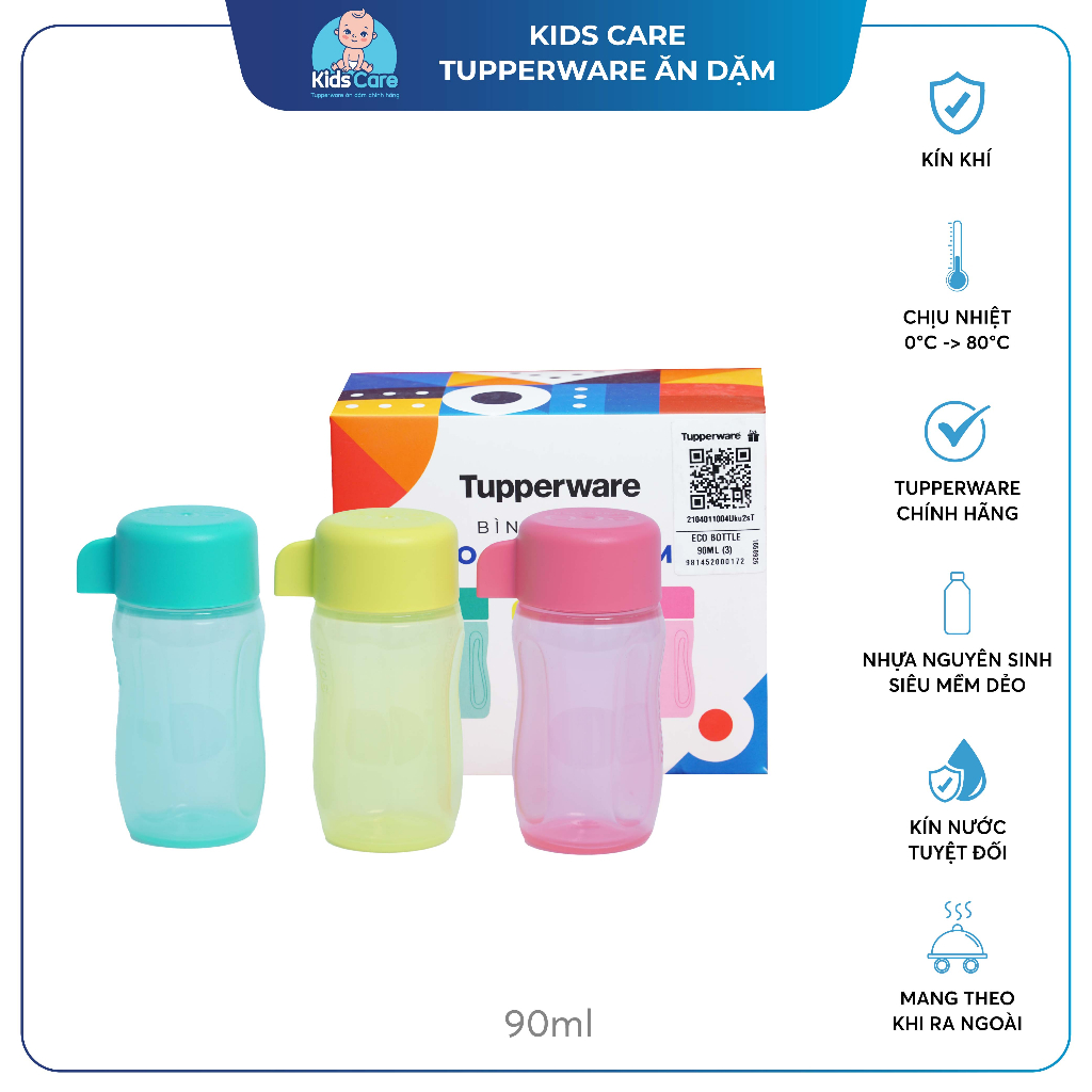 Bộ bình nước Tupperware  Eco Bottle 90ml