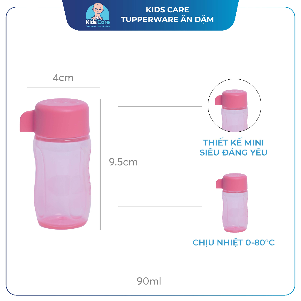 Bộ bình nước Tupperware  Eco Bottle 90ml