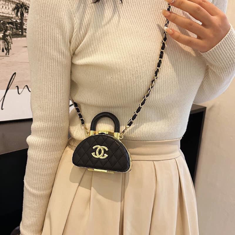 Túi mini size 10 cm ko vừa điện thoại đeo chéo siêu xinh thời trang phong cách hàn quốc siêu sang chảnh