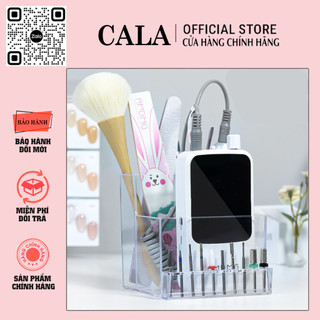 Hộp mica đựng dụng cụ nail - Hộp để đầu mài - Hộp đựng đồ nail chuyên dụng - hộp mica đựng đồ đa năng, cắm bút