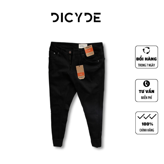Quần jeans đen nam co giãn cao cấp Q.j.03 DICYDE