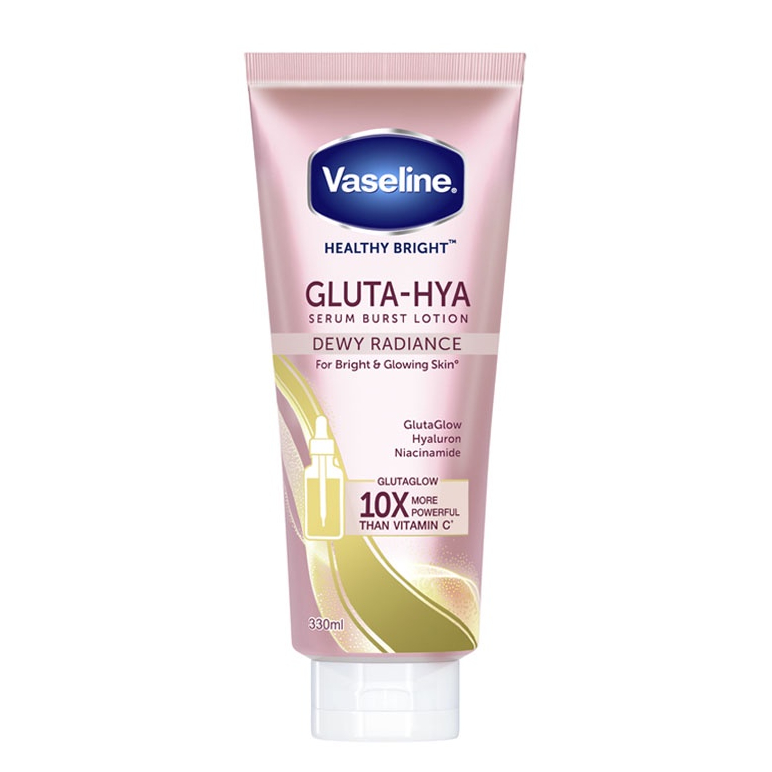 Dưỡng Thể Vaseline Healthy Bright Gluta Hya Burst Lotion Dewy Radiance 330ml