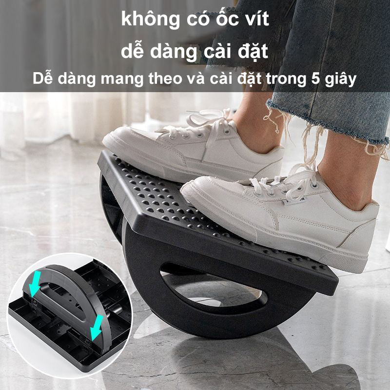 Ergonomic Footrest Ghế Gác Chân Công Thái Học Ghế Kê Chân Văn Phòng - ghế kê chân Công Thái Học văn phòng, học sinh, sinh viên, chơi game