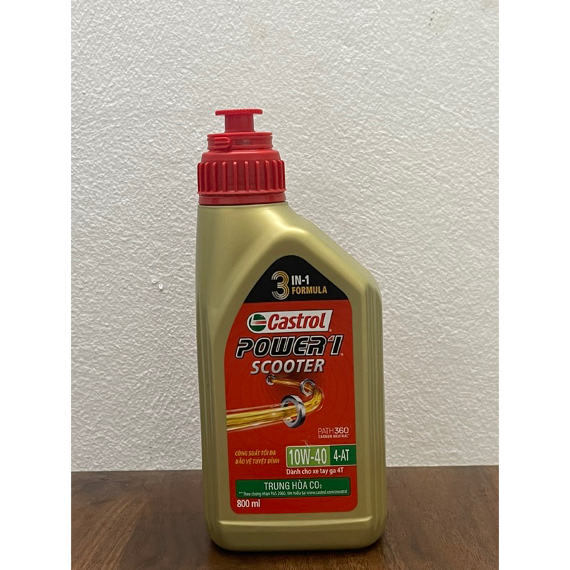 Dầu nhớt dành cho xe tay ga Castrol Power-1 10w-40 0.8l