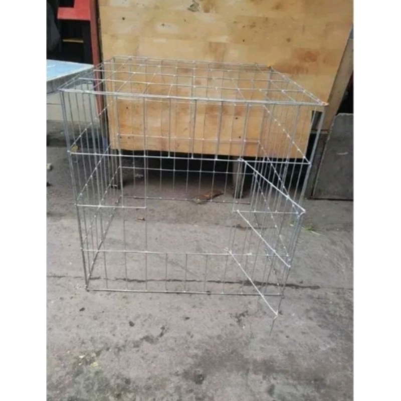 Lồng vuông 60*60*60 cm bằng thép nuôi gà chọi, gà đá, gà tre...chưa khay