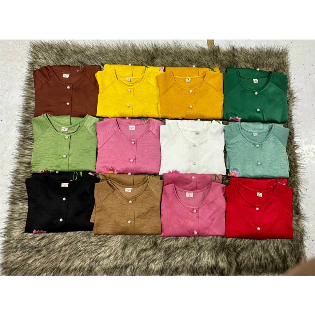 ÁO BÀ BA THÊU HOA SEN