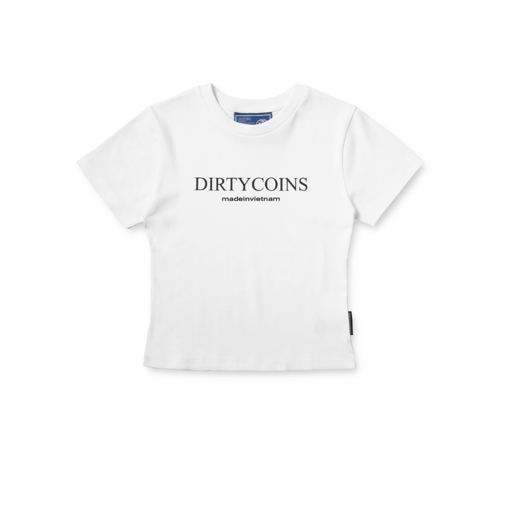 Áo thun DirtyCoins Serif Baby Tee shirt